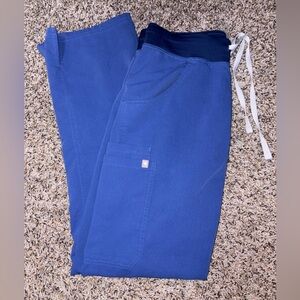 Figs women’s Kade cargo scrub pants XS dark blue